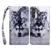 Чехол-книжка 3D Painting для Samsung Galaxy A55 5G - Husky