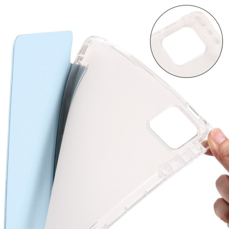 Чохол-книжка 3-Fold Clear Back для Xiaomi Pad 6/6 Pro - блакитний