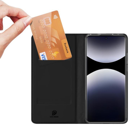 Чохол-книжка DUX DUCIS Skin Pro Series на Xiaomi Redmi Note 14 Pro 4G - чорний