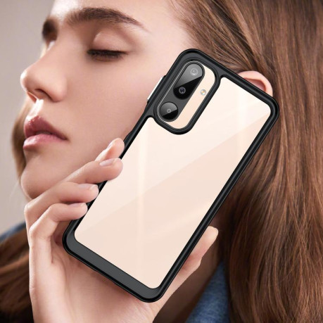 Противоударный чохол Colorful Acrylic Series для Samsung Galaxy M16 5G - черный