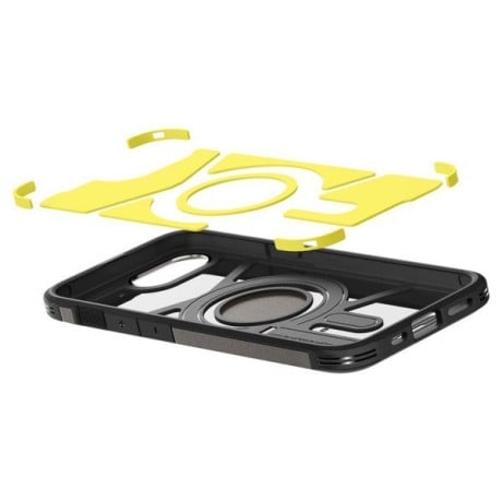 Оригинальный чехол Spigen Tough Armor MagSafe на iPhone 16e - Gray