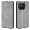 Чехол-книжка Retro-skin Magnetic Suction Leather для Xiaomi 17T — серый