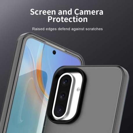 Противоударный чехол Candy Series для Samsung Galaxy A36 5G - черный