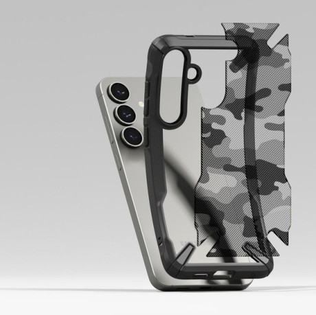 Оригинальный чехол Ringke Fusion X Design durable для Samsung Galaxy S25+ - Black
