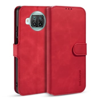 Чохол-книжка DG.MING Retro Oil Side на Xiaomi Mi 10T Lite - червоний