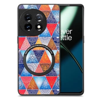 Протиударний чохол Colored Drawing (Magsafe) для OnePlus 11 - Rhombus Mandala