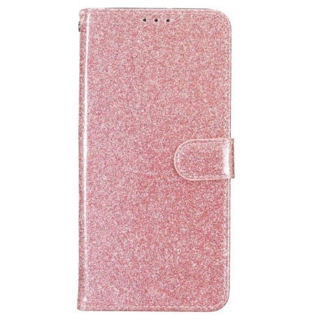 Чохол-книжка Glittery Powder Flip для Samsung Galaxy A55 - рожеве золото