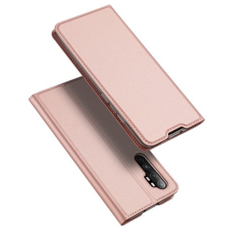 Чехол-книжка DUX DUCIS Skin Pro Series на Xiaomi Mi Note 10 Lite - розовое золото