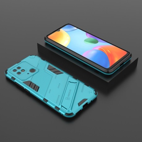 Протиударний чохол Punk Armor для Xiaomi Poco C40/Redmi 10c 4G - синій