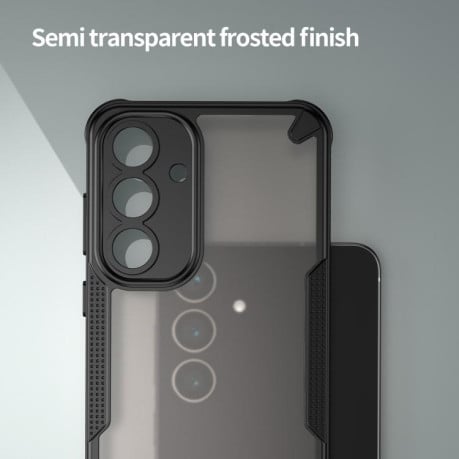 Протиударний чохол Armor Glaze гібрид на Samsung Galaxy S25 FE 5G - чорний