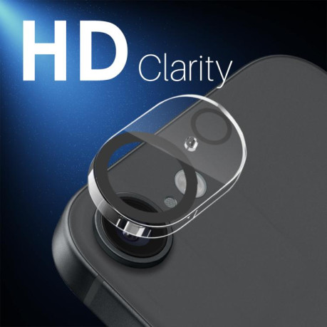 Защитное стекло на камеру HD Lens Protector для iPhone 16e - черное