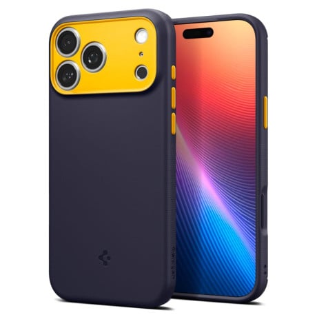 Оригинальный чехол Spigen Nano Pop с MagSafe на iPhone 17 Pro - navy blue