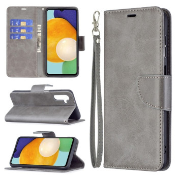 Чехол-книжка Retro Lambskin Texture для Samsung Galaxy A04s/A13 5G - серый