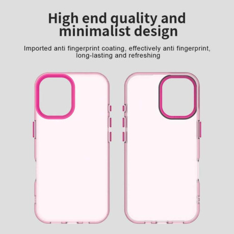 Противоударный чехол Candy Series для iPhone 17 - красный