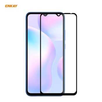 Захисне Скло ENKAY Hat-prince 0.26mm 9H 3D на Xiaomi Redmi 9/9A/9C - чорне