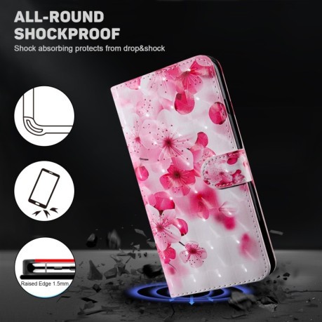 Чехол-книжка 3D Painting для Samsung Galaxy A16 5G - Flower