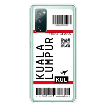 Противоударный чехол Boarding Pass Series на Samsung Galaxy S20 FE - Kuala Lumpur
