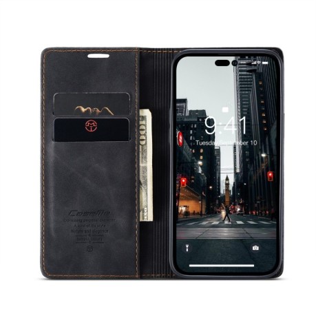 Чехол CaseMe-013 Multifunctional на  iPhone 14 Pro - черный