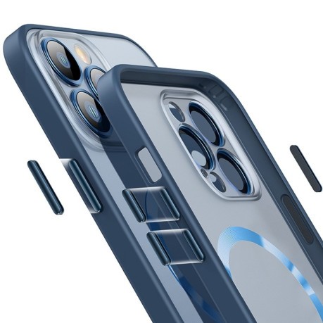 Протиударний чохол Skin Feel (MagSafe) для iPhone 12 Pro Max - зелений