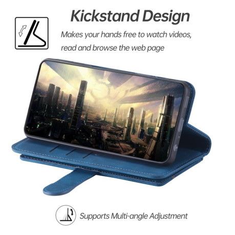 Чохол-книга Card Slots Splicing Magnetic для Samsung Galaxy A23 5G/4G//M23/F23 - синій