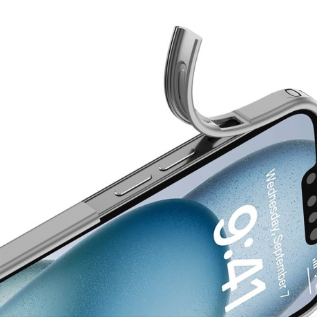 Протиударний чохол Armor Clear для iPhone 16e - сірий