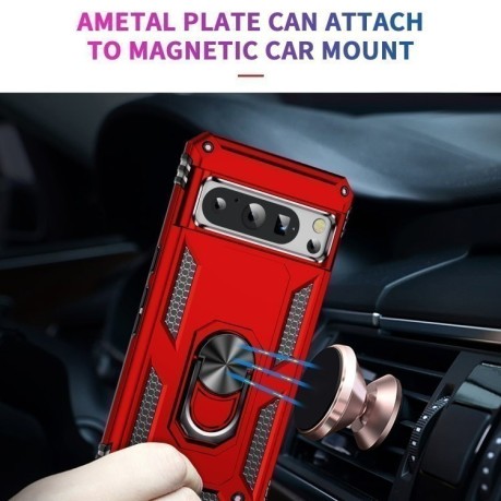 Протиударний чохол HMC 360 Degree Rotating Holder для Google Pixel 8 Pro - червоний