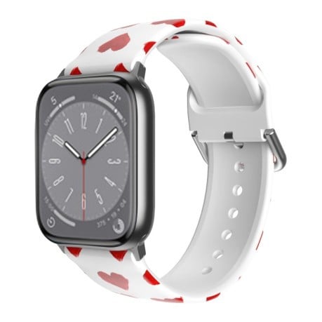 Силіконовий ремінець Breathable для Apple Watch Series 8/7 41mm / 40mm / 38mm - Love