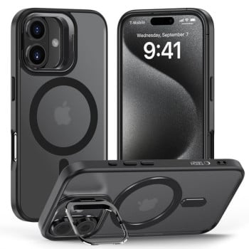 Чехол Tech-Protect MagStand MagSafe with Stand для iPhone 16 - Semi-Transparent