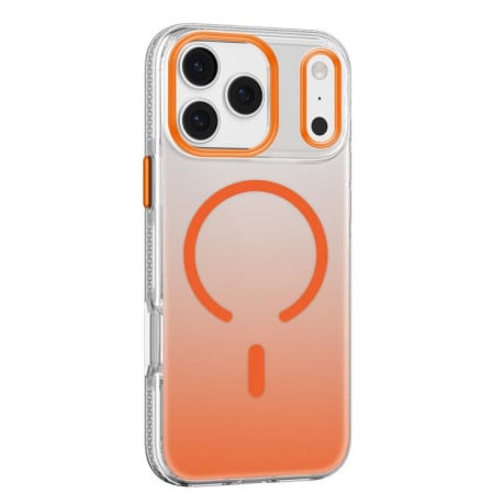 Чехол Mutural Ice Series MagSafe Gradient Matte на iPhone 17 Pro Max - оранжевый