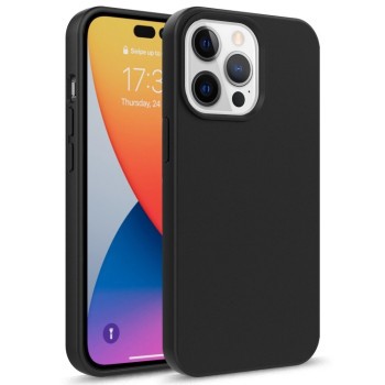 Противоударный чехол Starry Series Straw для iPhone 14 Pro Max - черный