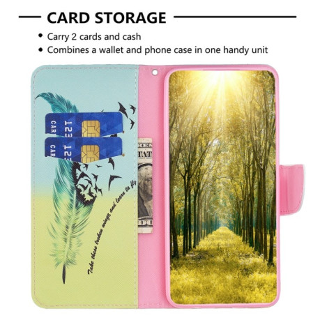 Чохол-книжка Colored Drawing Pattern для Realme C53/C51 - Feather