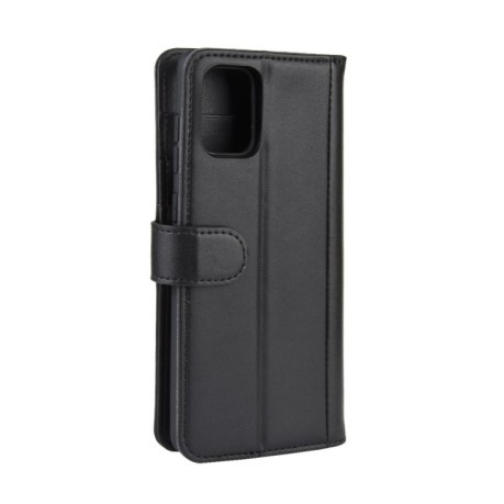 Кожаный чехол книжка HMC Wallet на Samsung Galaxy A51 - Черный