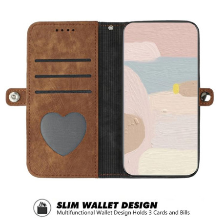 Чохол-книжка Side Buckle Double Fold Hand Strap Leather на OPPO Reno13 F /Reno13 FS 4G/5G - коричневий