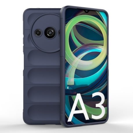 Силиконовый чехол Magic Flannel для Xiaomi Redmi A3 4G Global - синий