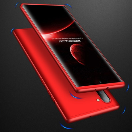Протиударний чохол GKK Three Stage Splicing Full Coverage на Samsng Galaxy Note10 - червоний