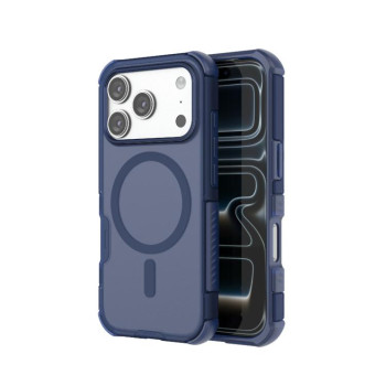 Протиударний магнітний чохол Skin-Friendly Magnetic Shockproof TPU+PC на iPhone 18 Pro / 17 Pro — синій