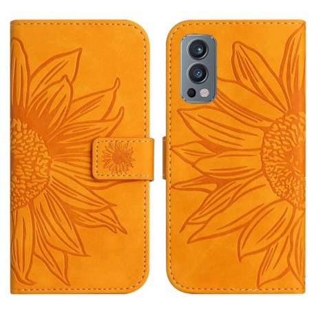 Чохол-книжка Skin Feel Sun Flower для OnePlus Nord 2T - жовтий
