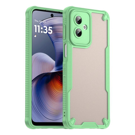 Протиударний чохол Armor Glaze PC Hybrid для Motorola Moto G55 5G - зелений