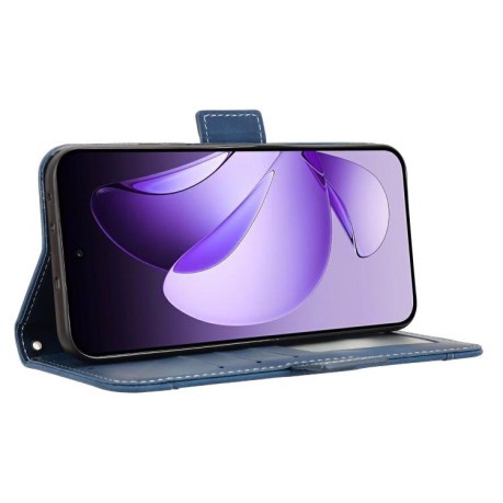 Чохол-книжка Skin Feel Calf на OPPO Reno13 5G Global - синій