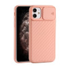 Чехол Sliding Camera на iPhone 12/12 Pro - розовый