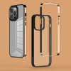in 1 Electroplated Frame Phantom Phone Case Для iPhone 14 Pro Max(Gold)
