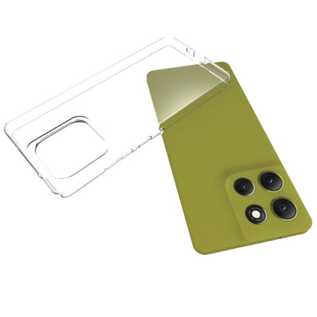 Противоударный чехол Waterproof Texture для Motorola Moto G86 5G - прозрачный