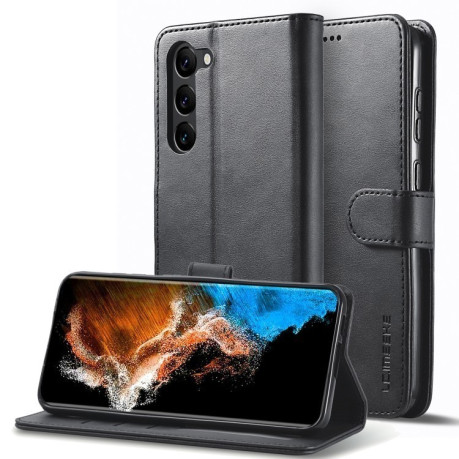 Чехол книжка LCIMEEKE Calf Texture на Samsung Galaxy S25+ 5G - черный