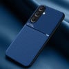 Противоударный чехол Tilt Strip Grain на Samsung Galaxy A56 5G - синий