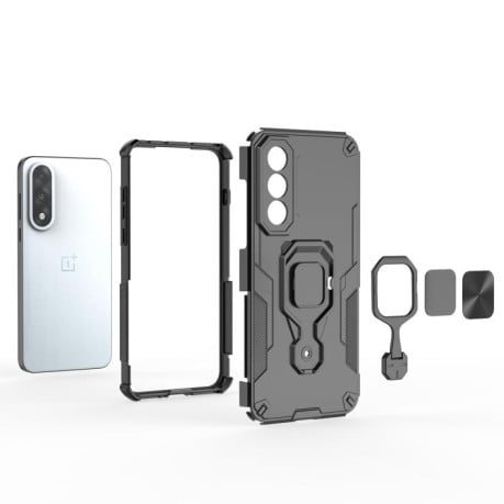 Протиударний чохол Metal Kickstand TPU Hybrid PC на OnePlus Ace 5 Ultra / Nord 5 - фіолетовий