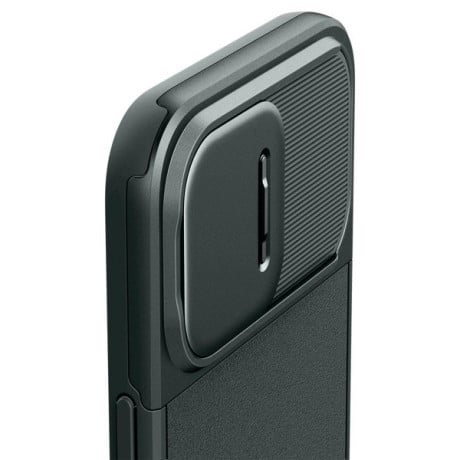 Оригинальный чехол Spigen OPTIK ARMOR Mag MagSafe для iPhone 15 Pro - ABYSS GREEN