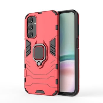 Противоударный чехол Magnetic Ring с подставкой на Samsung Galaxy A15 - красный