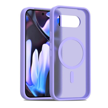 Протиударний чохол Skin Feel TPU Hybrid PC MagSafe для Google Pixel 9a - фіолетовий