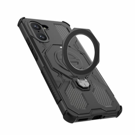 Противоударный чехол J-20 Solid Color MagSafe Magnetic на OnePlus Ace 5 Racing 5G / Nord CE5 - черный