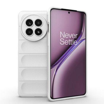 Силіконовий чохол Magic Flannel для OnePlus 13R/Ace 5/Ace 5 Pro/Ace 5 Pro - білий